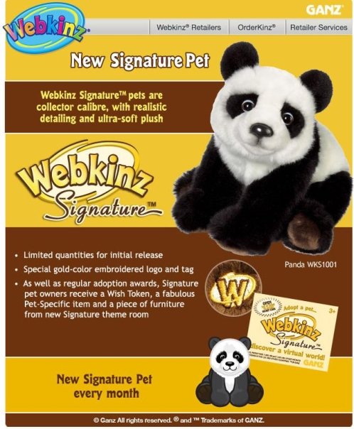 webkinz mystical panda