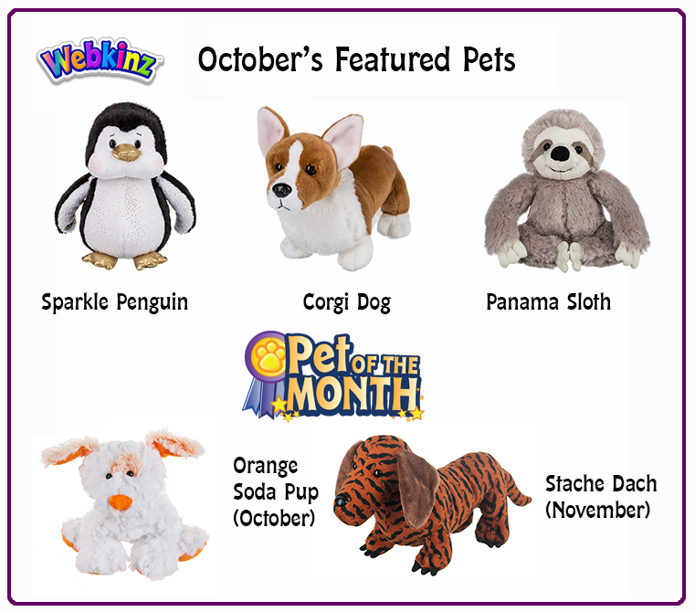 webkinz dog list