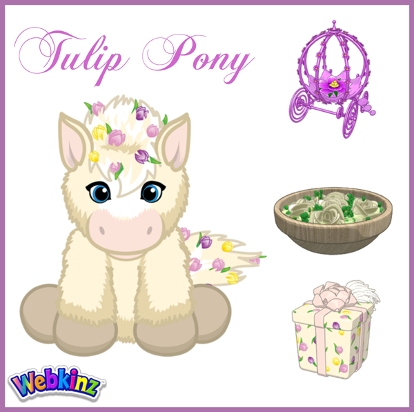 Webkinz Tulip Pony *Code Only* 