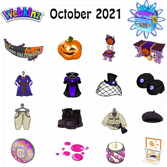 2009 Webkinz RETIRED Halloween Costume Clothing Pieces !!Choose 2! 